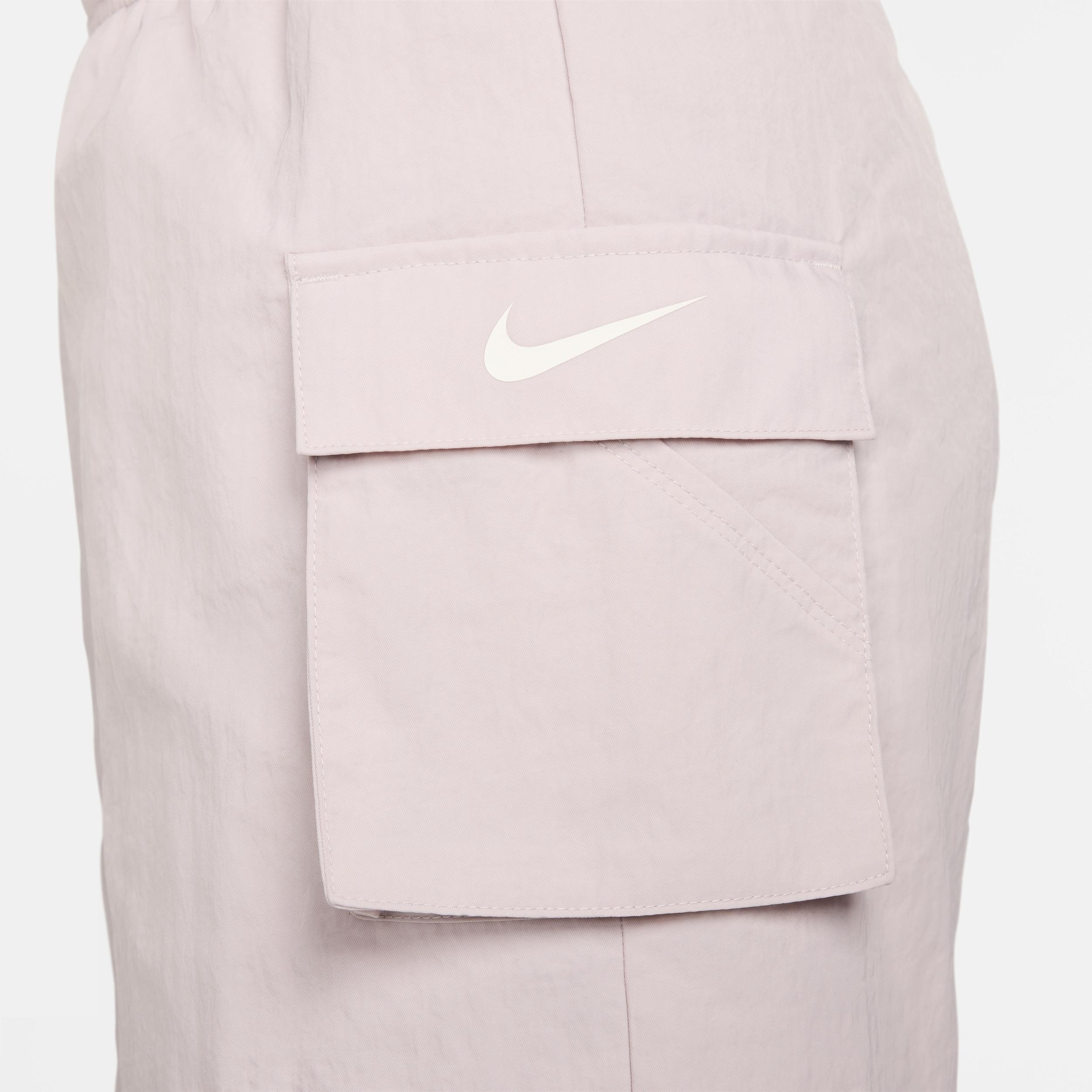 Nike Womens Essential Woven Shorts - Platinum Violet/Sail product image