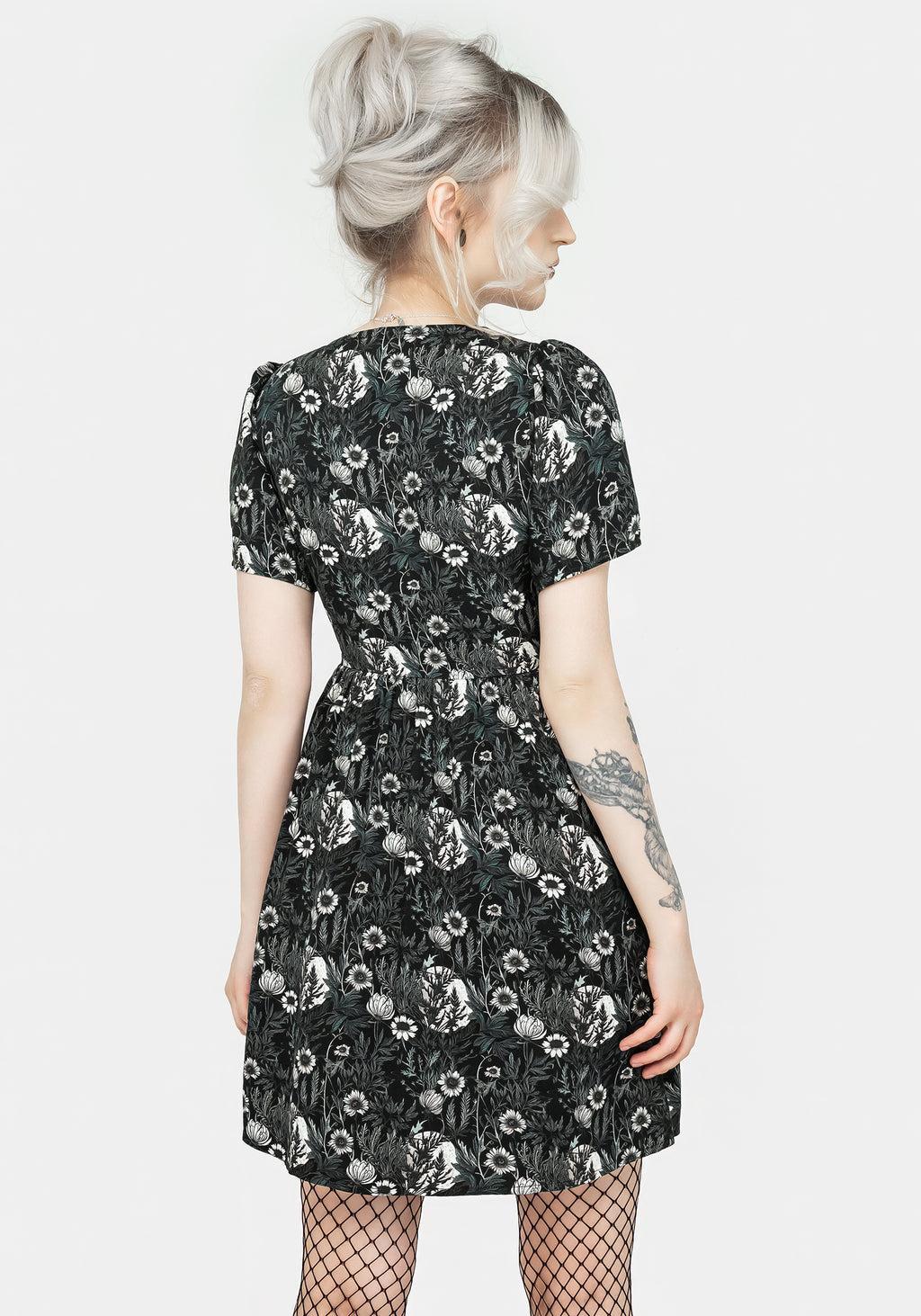 Nightbloom Collared Mini Dress Product Image