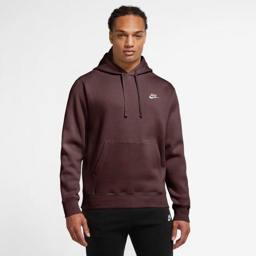 Nike Mens Nike Club Pullover Hoodie - Mens Maroon/Maroon Product Image