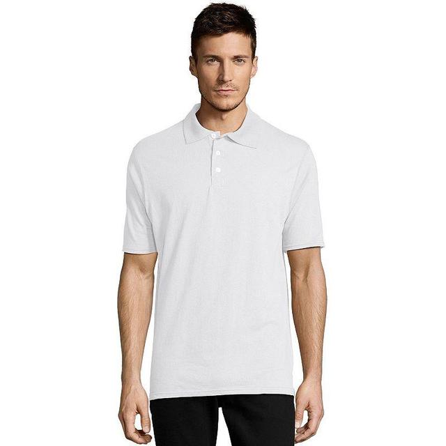 Mens Hanes X-temp Jersey Polo Product Image