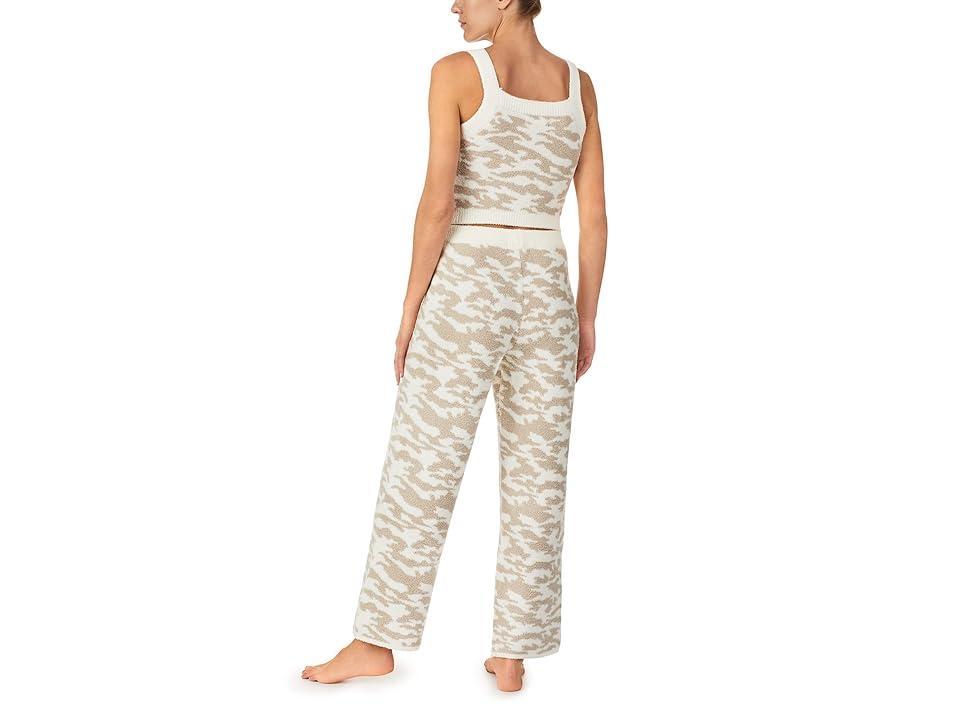 Sanctuary Crop Cami Long Pants PJ Set (Stone Camo) Women's Pajama Sets Product Image