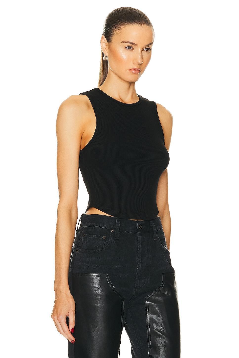 Womens Nova Rib-Knit Cropped Tank Product Image