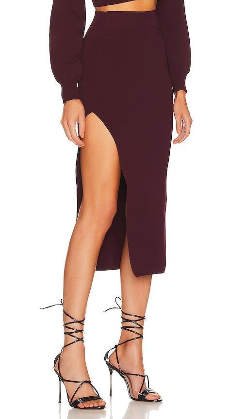 Michael Costello x REVOLVE Cut Out Knit Midi Skirt Size L, M, XL. Product Image