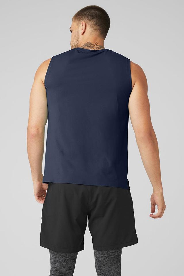 Idol Performance Tank - Navy Male Product Image