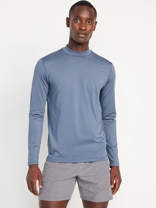 Cozy Baselayer Mock-Neck T-Shirt Product Image