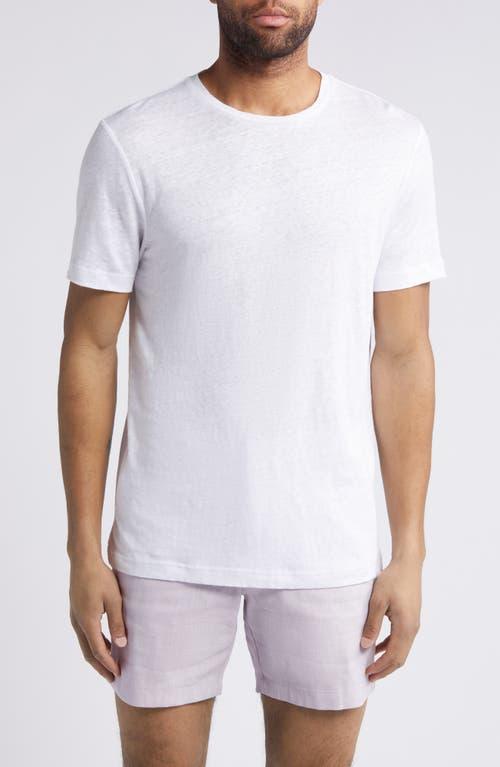 Nordstrom Mens Linen Crewneck T-Shirt Product Image