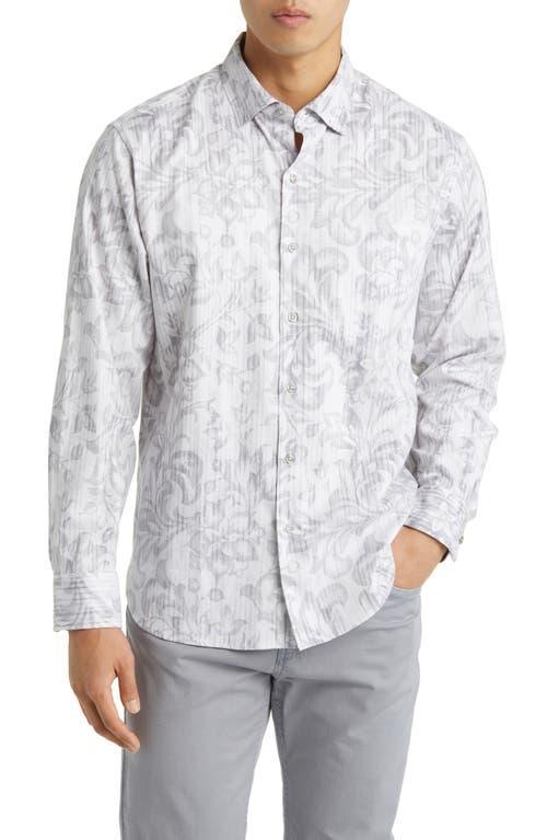 Tommy Bahama Lazlo Floral Stretch Cotton & Silk Button-Up Shirt Product Image