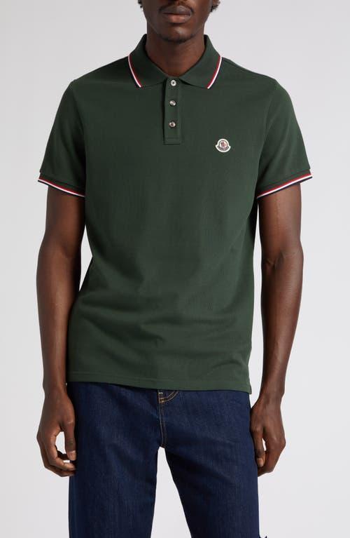 Moncler Tipped Cotton Piqu Polo Product Image