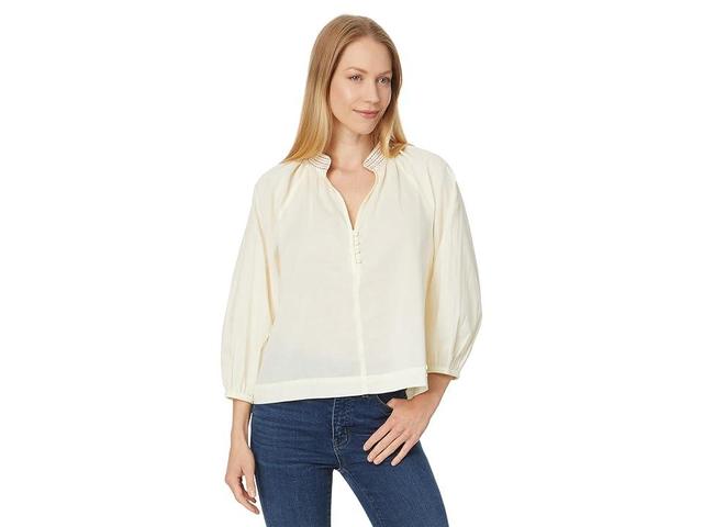 Lilla P Easy Button Raglan (Ecru) Women's Clothing Product Image