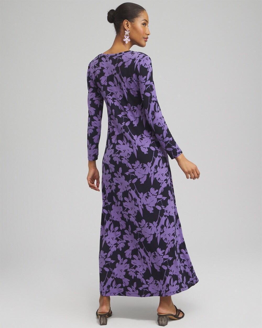 Floral V-neck Maxi Dress Product Image