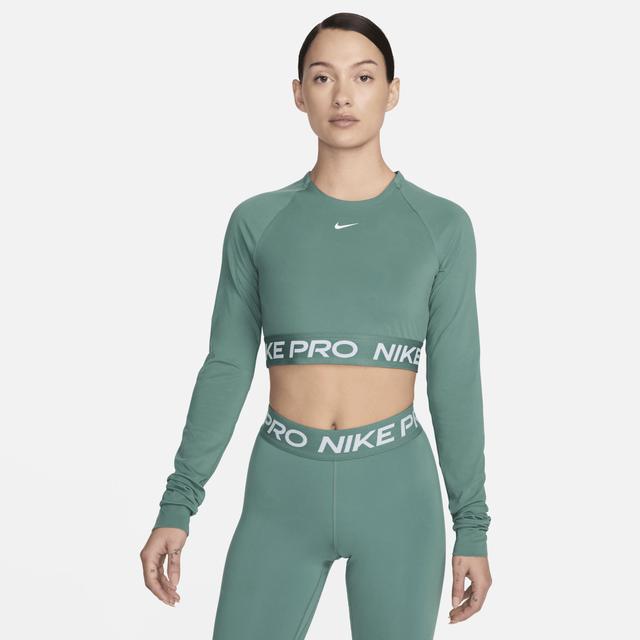 Women's Nike Pro Dri-FIT Cropped Long-Sleeve Top Product Image