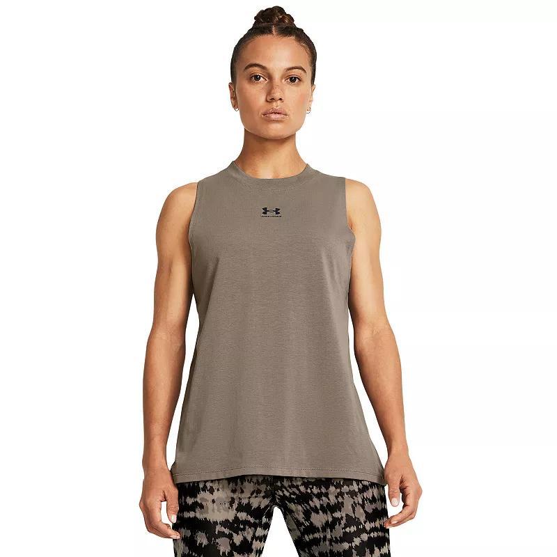 Womens Under Armour Rival Muscle Tank Top Product Image