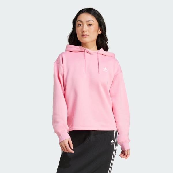 Trefoil Cropped Hoodie Product Image