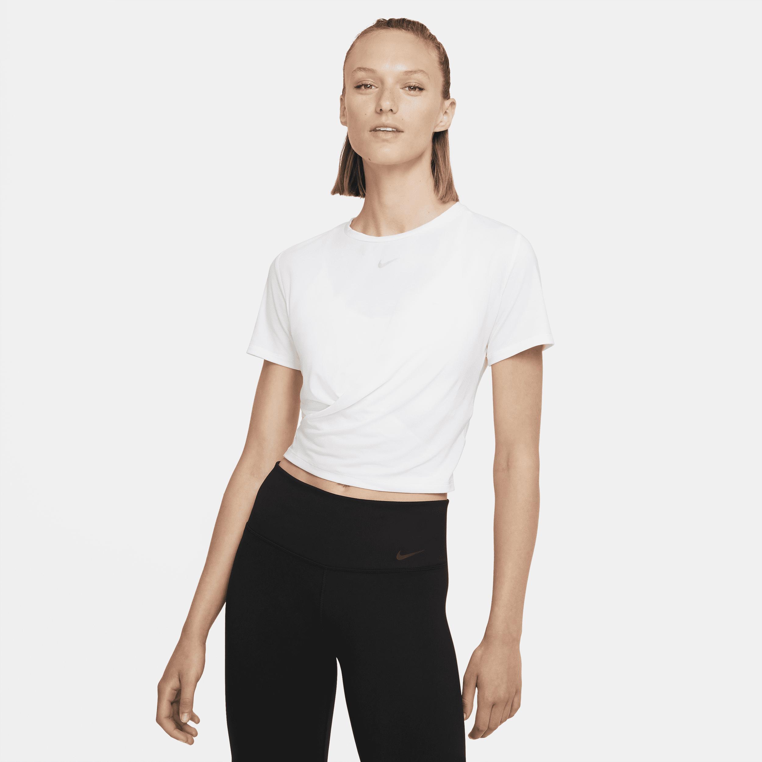 Nike Women's Dri-FIT One Luxe Twist Cropped Short-Sleeve Top Product Image