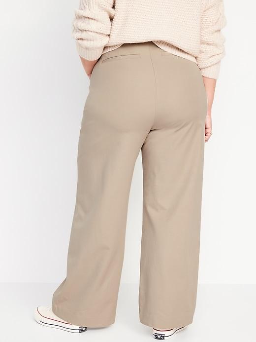 High-Waisted Pull-On Pixie Wide-Leg Pants Product Image