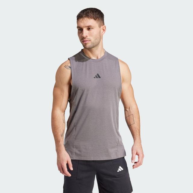 adidas Designed for Training Workout Tank Top Semi Spark M Mens Product Image