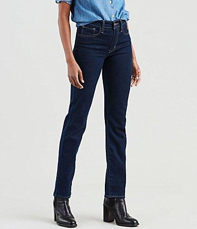 Levi's(r) Womens 724 High-Rise Straight (Cast Shadows) Women's Jeans Product Image