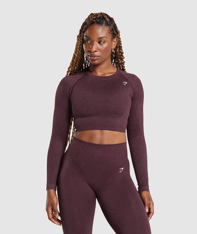 Adapt Fleck Seamless Long Sleeve Crop Top Product Image