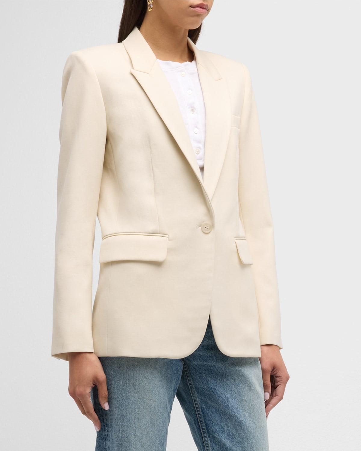 Womens Adele Tailored Wool Blazer Product Image