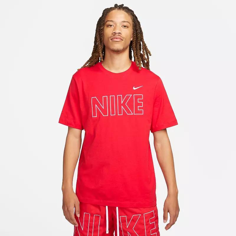 Big & Tall Nike Sportswear Block Graphic Tee, Mens Product Image