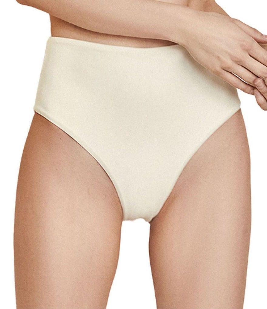 Bahia Maria Solid Moderate Coverage High Waisted Swim Bottom Product Image