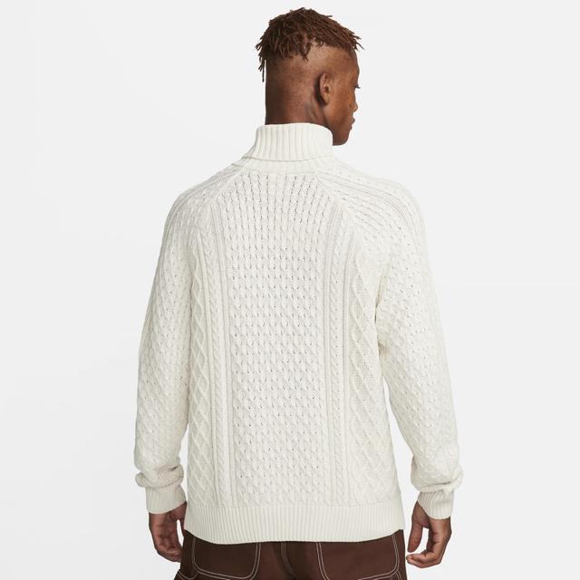 Nike Men's Life Cable Knit Turtleneck Sweater  Product Image