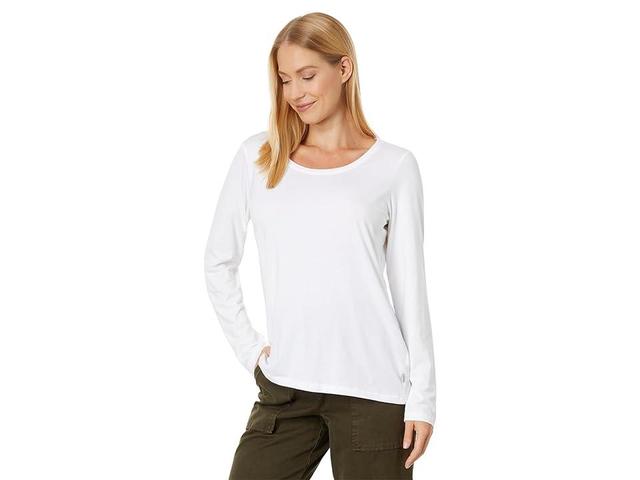 L.L.Bean Soft Stretch Supima Tee Scoop Neck Long Sleeve Women's Clothing Product Image