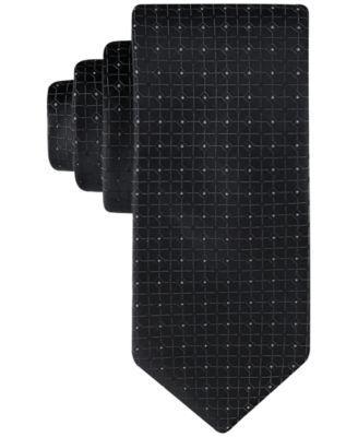 Calvin Klein Mens Chelsea Grid-Dot Tie Product Image