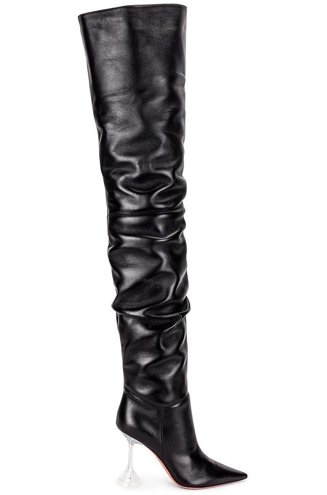 AMINA MUADDI Olivia Nappa Boot in Black - Black. Size 36 (also in 37.5). Product Image