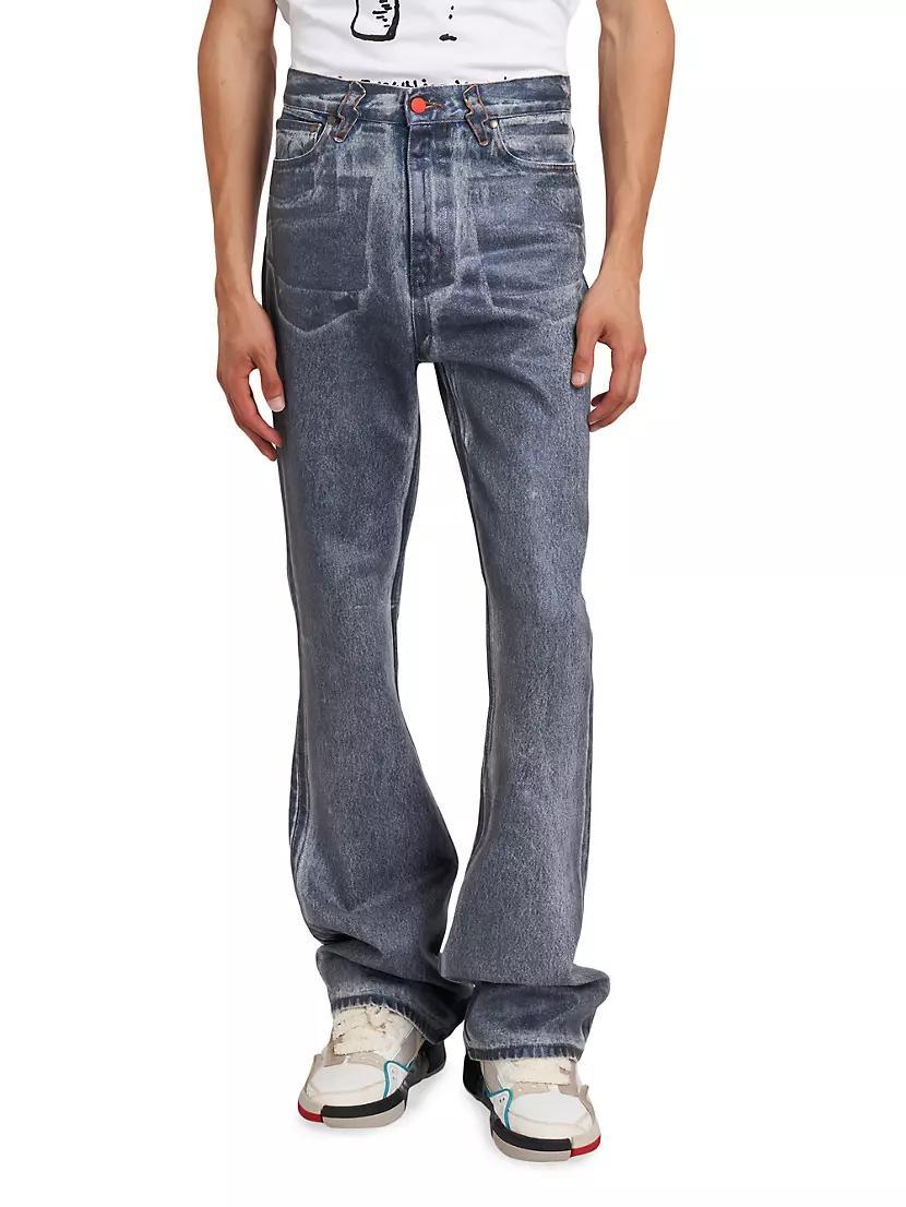 Distressed Flare Jeans Product Image