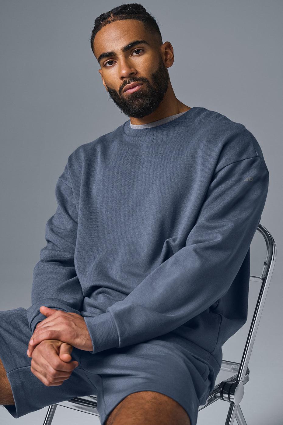 Chill Crew Neck Pullover - Bluestone Male Product Image