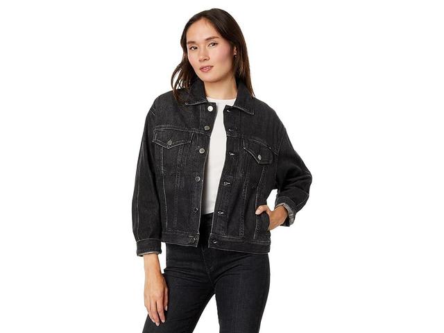 AG Jeans Arllow Jacket Vintage Trucker (Metropolis) Women's Clothing Product Image