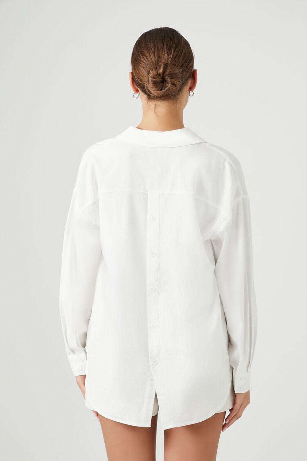 High-Low Drop-Sleeve Shirt | Forever 21 Product Image