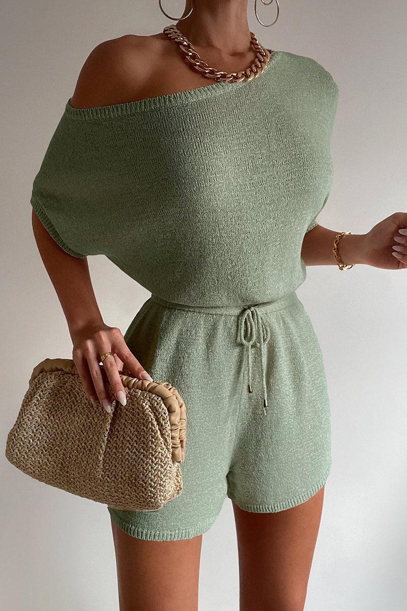 MIAMI KNIT PLAYSUIT Product Image