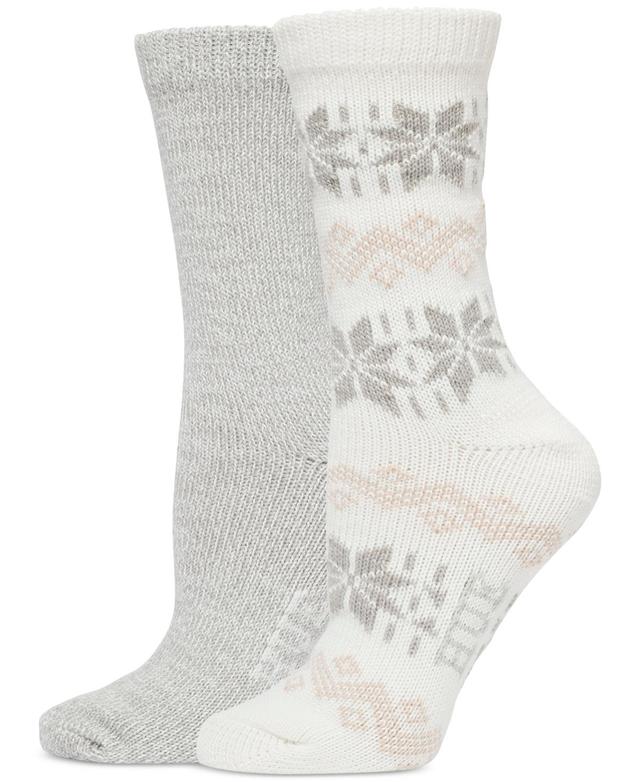 Hue Womens Nordic Snowflake Boot Socks, Pack of 2 Product Image