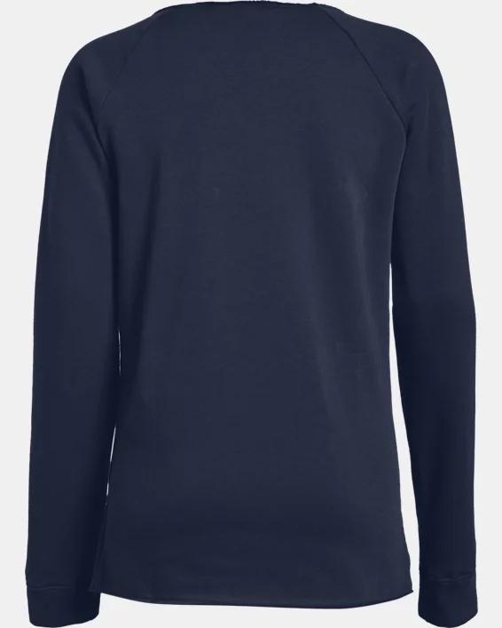 Women's UA Hustle Fleece Crew Product Image