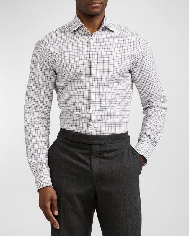 Mens Soft Touch Interlock Button-Front Shirt Product Image