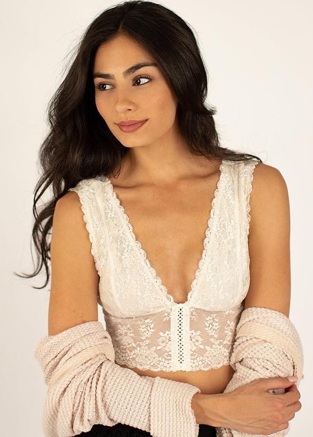 Sylvan Bralette in Cream Product Image