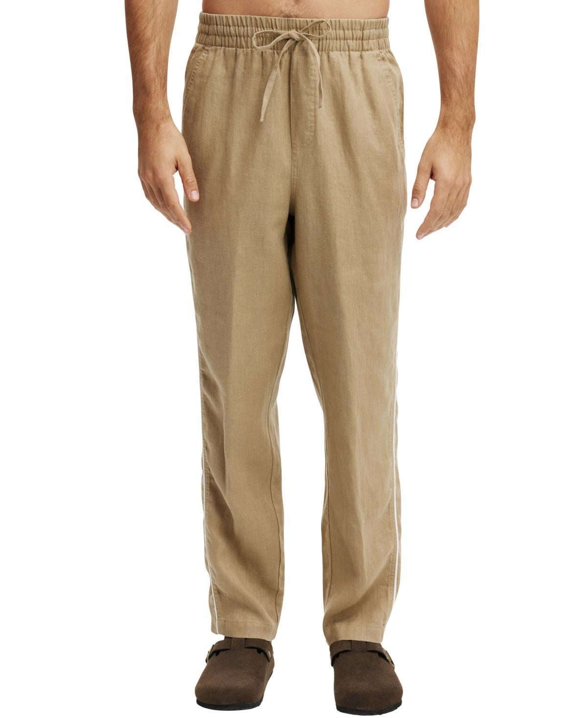 Cotton On Mens Linen Drawstring Pants Product Image