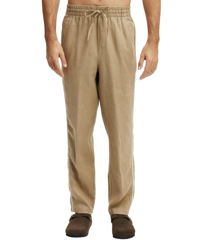 Cotton On Mens Linen Drawstring Pants Product Image