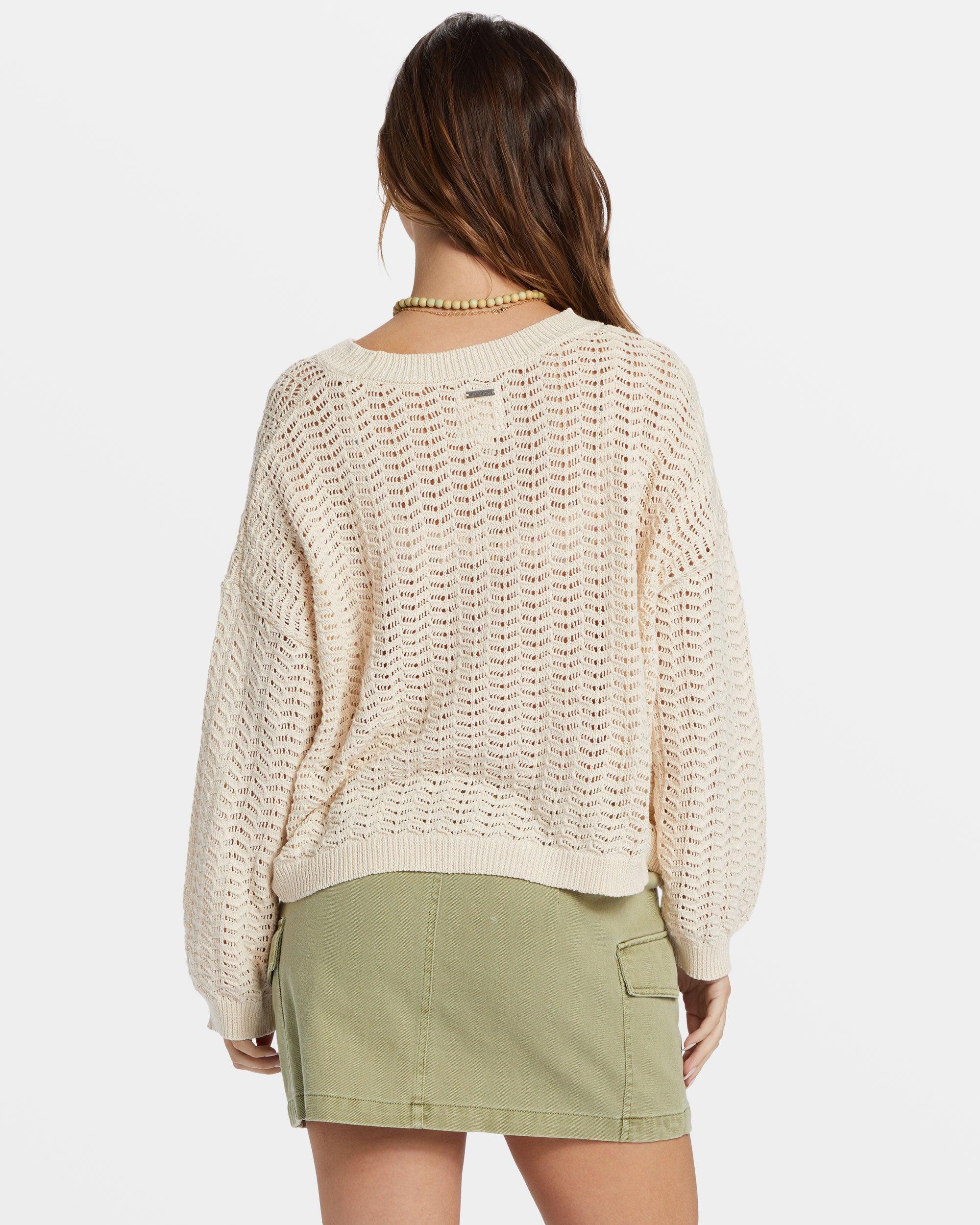 Sunlit Pullover Sweater - White Cap Female Product Image