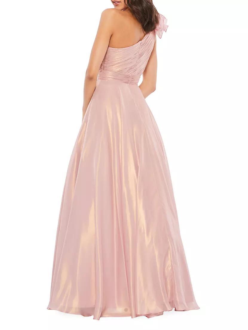 One-Shoulder Chiffon Gown Product Image