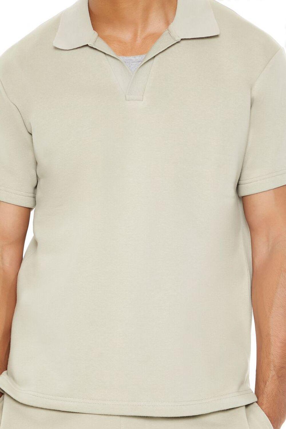 Cotton-Blend Polo Shirt | Forever 21 Product Image