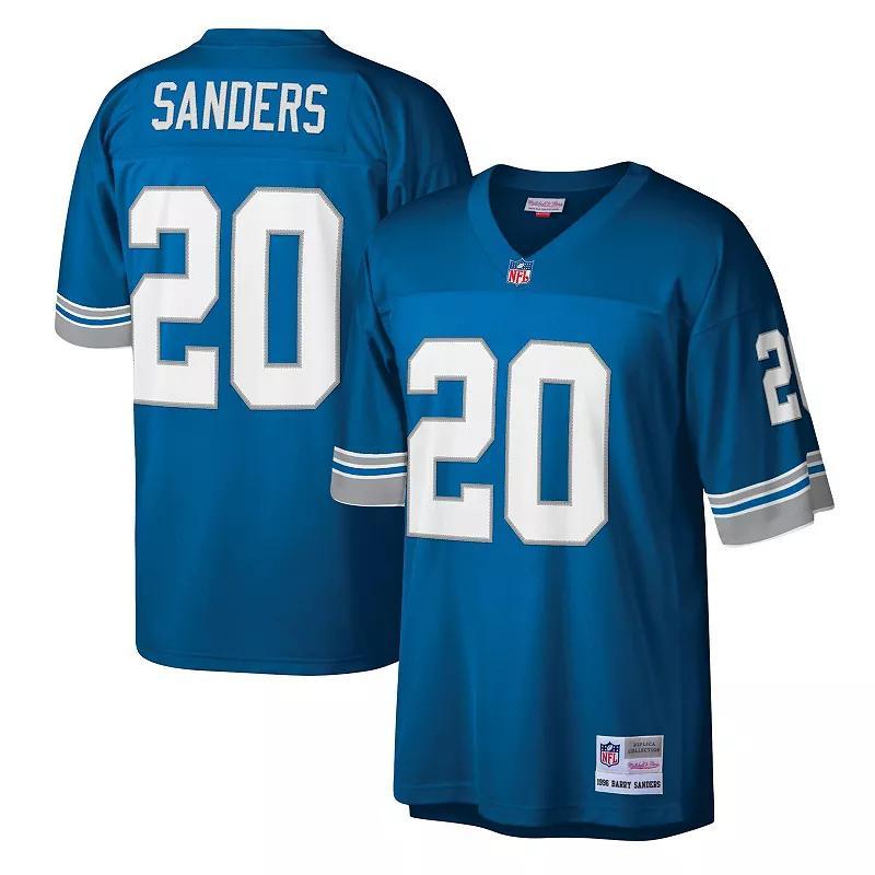 Mens Mitchell & Ness Barry Sanders Detroit Lions Legacy Replica Jersey Product Image