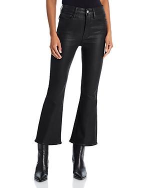 Womens Le Crop Wax Flare Jeans Product Image