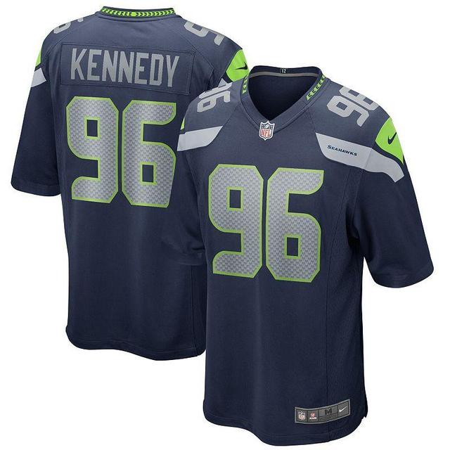 Mens Nike Cortez Kennedy College Seattle Seahawks Game Retired Player Jersey Blue Product Image