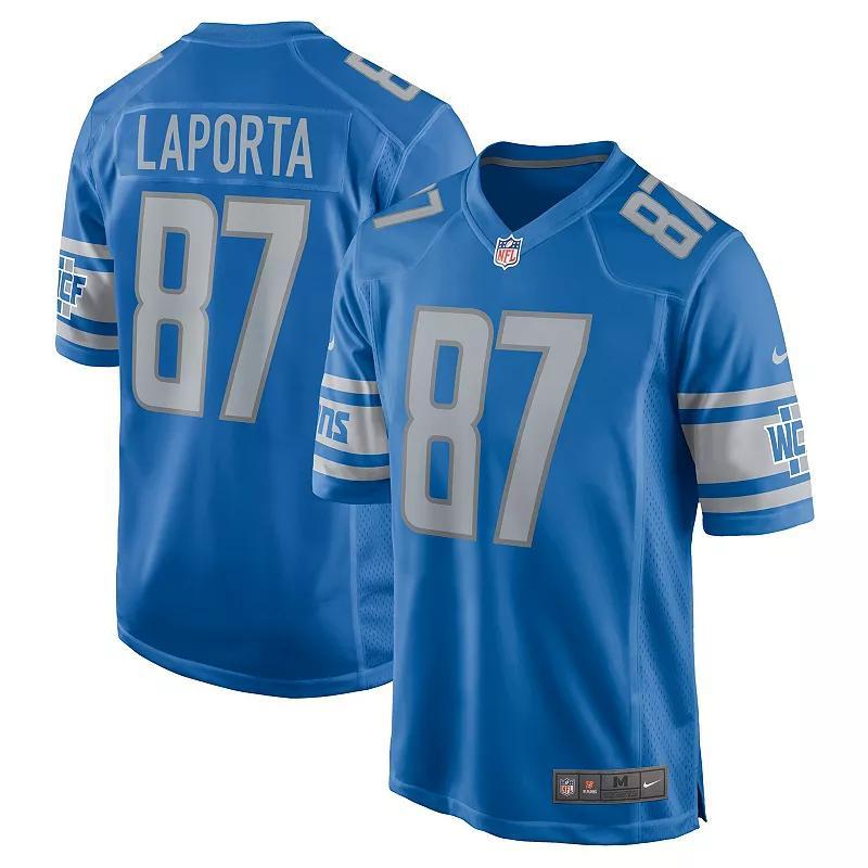 Mens Nike Sam LaPorta Detroit Lions Team Game Jersey Product Image