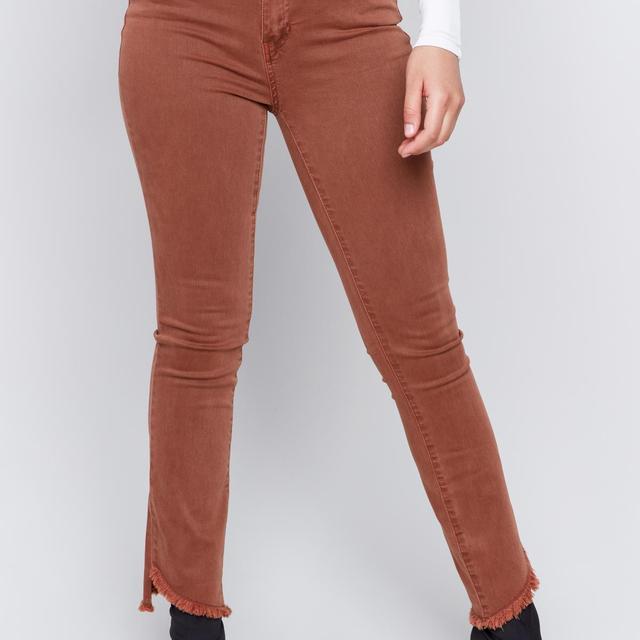 Assymetrical Hem Bootcut Pant Product Image