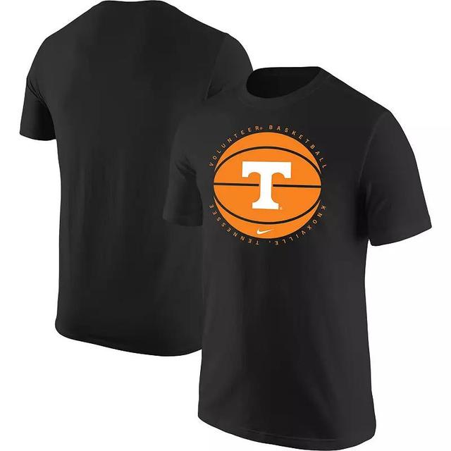 Mens Nike Black Tennessee Volunteers Basketball Logo T-Shirt Product Image