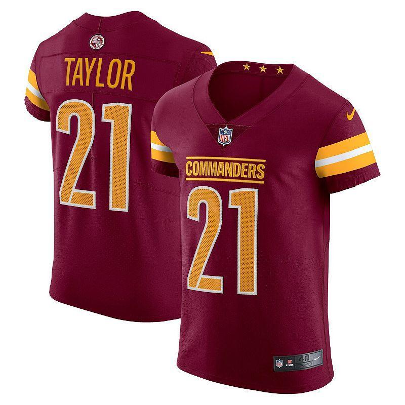 Mens Nike Sean Taylor Burgundy Washington Commanders Vapor Elite Retired Player Jersey Product Image